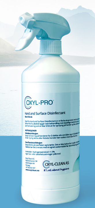 Oxyl-PRO Tom refill 500ml flaske m/spray-3 stk